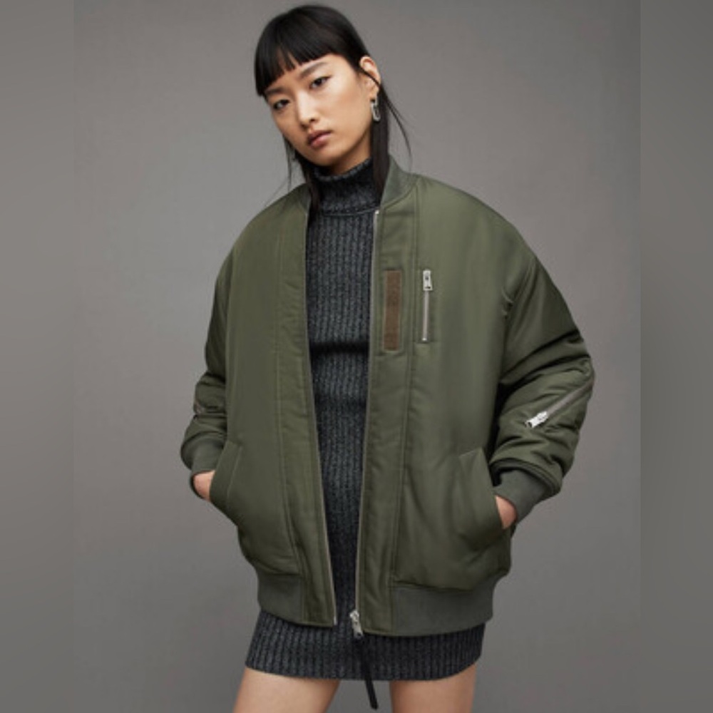 NWT $499 ALLSAINTS Scout Bomber Jacket - Picture 2 of 15